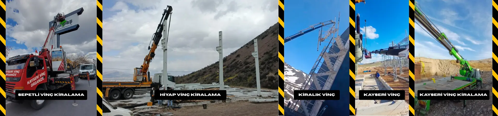 Kayseri Kiralık Vinç Kiralama Banner